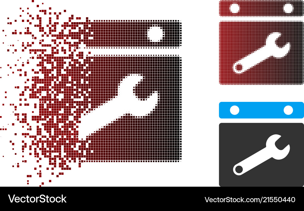 Disintegration Date Icon vector image
