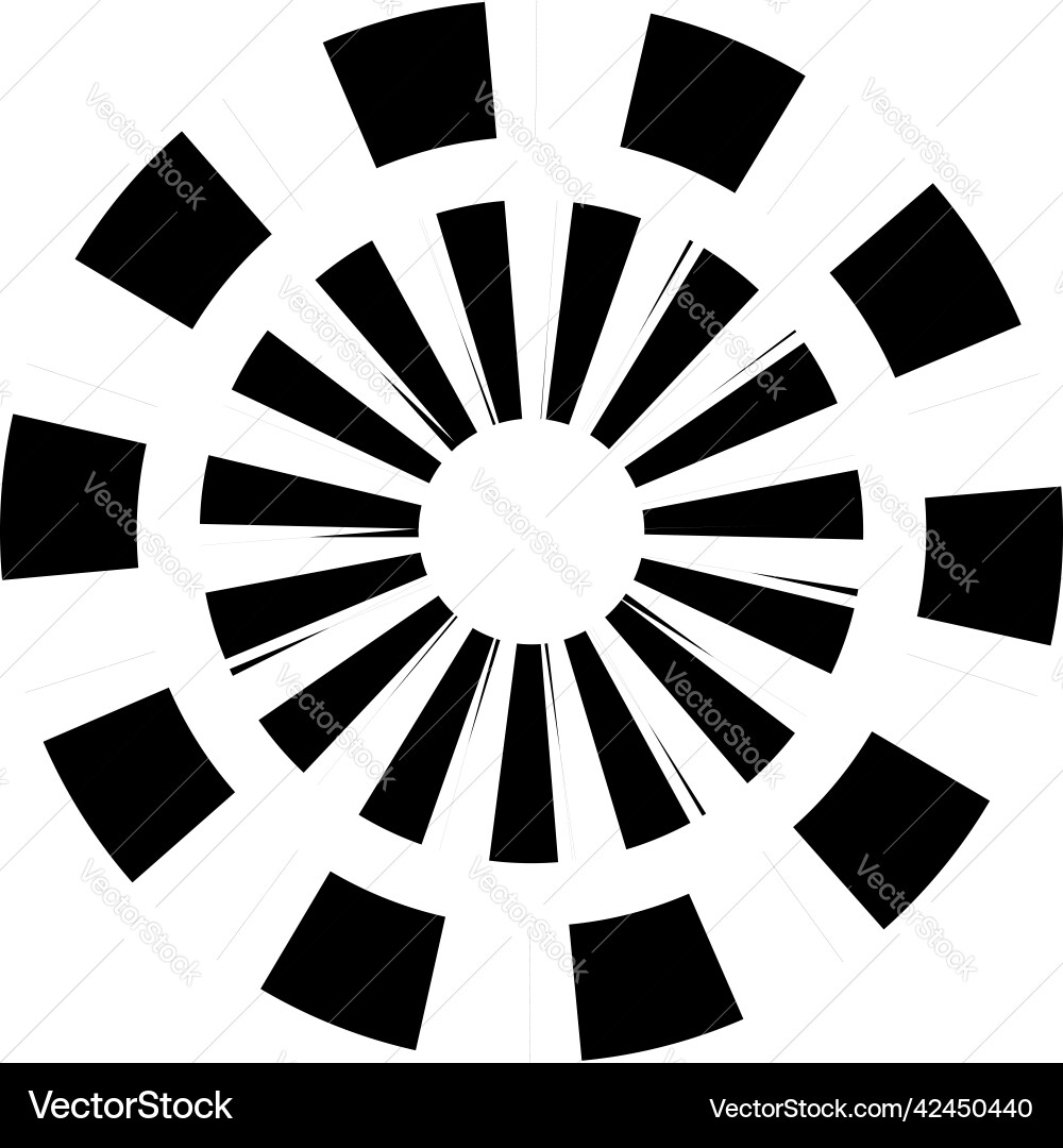 Geometric circle element with dashed lines Geometric circle element with dashed lines Vector Image
