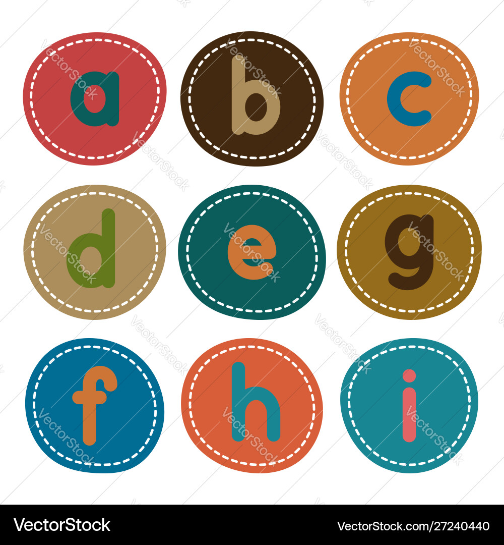 Learn to write letters part 1 small Learn to write letters part 1 small vector image