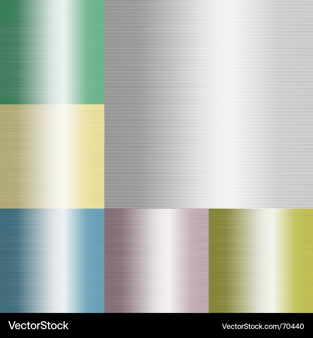 Metallic Gradient Lines vector image