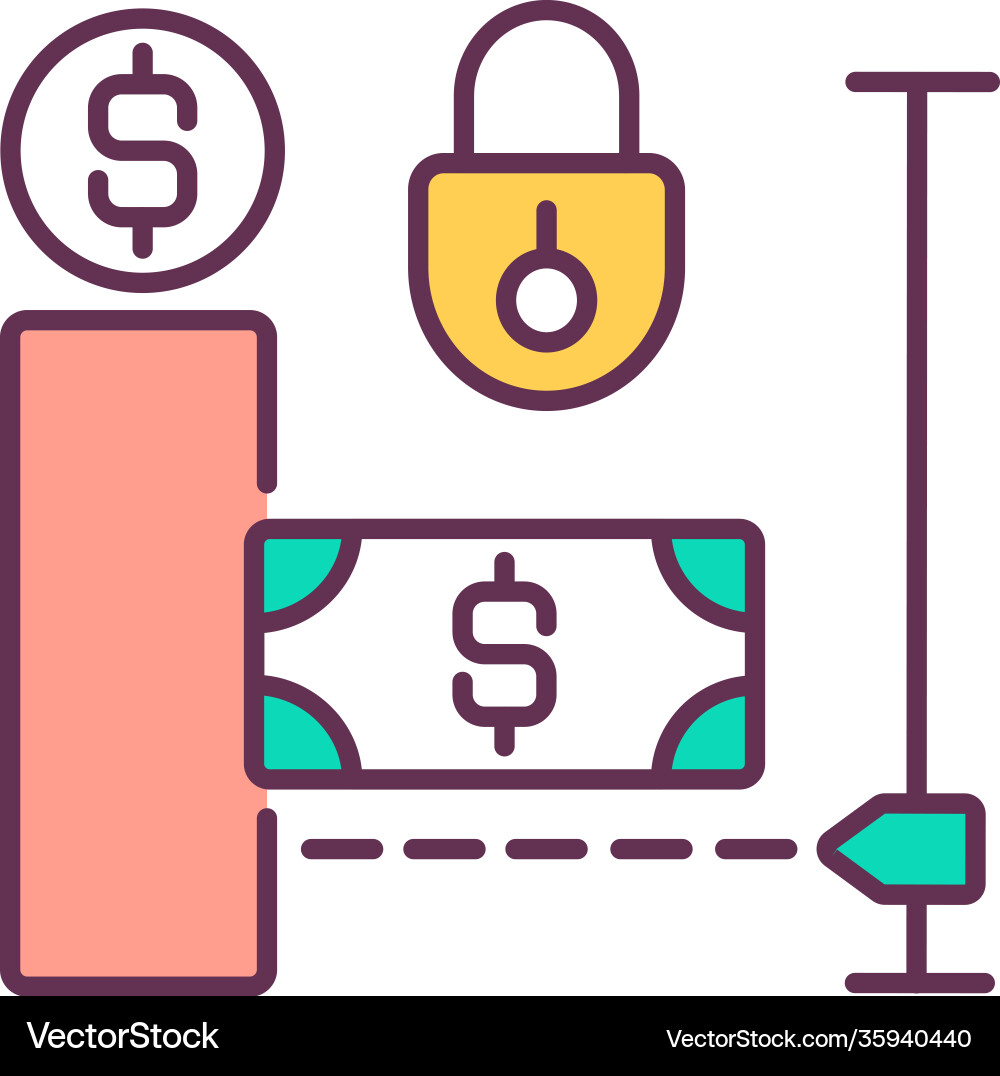 Operations optimization rgb color icon Vector Image