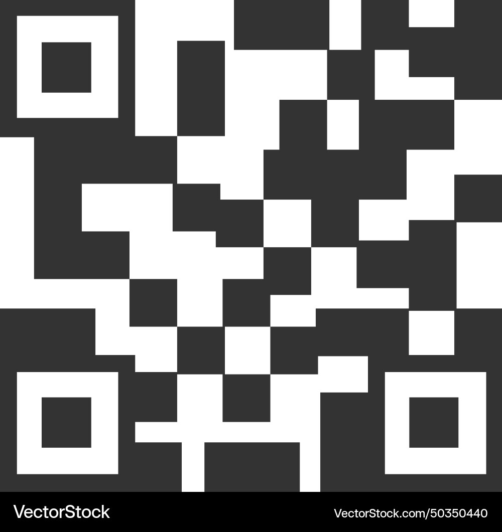 Qr scan code Vector Image