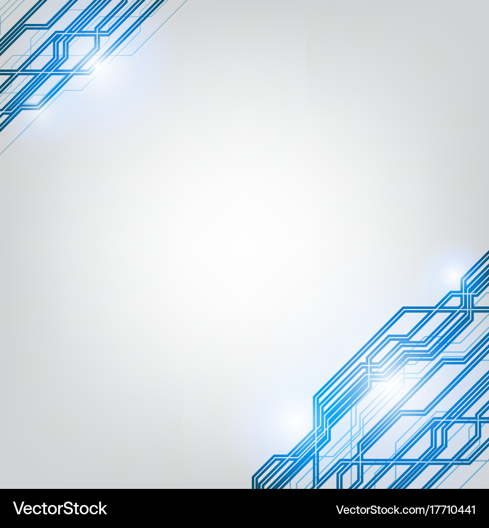 Abstract technological background structure vector image
