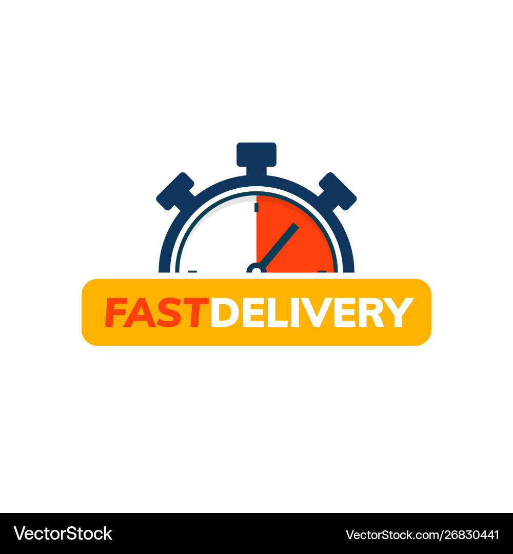 Express Lieferdienst Logo schnell Express Lieferdienst Logo schnell vektorbild