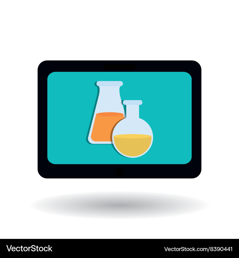 Flask icon design Vector Image