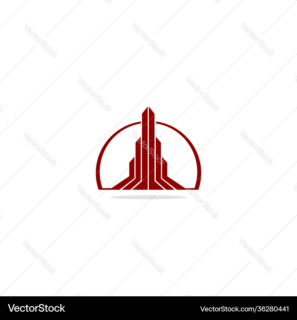 Modern Architecture Logo - Building Concepts vector image