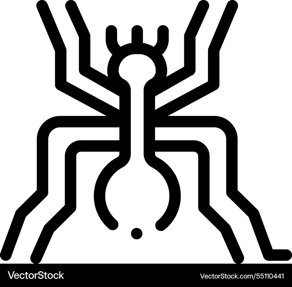 Nebula icon thin linear style design isolated Nebula icon thin linear style design isolated vector image