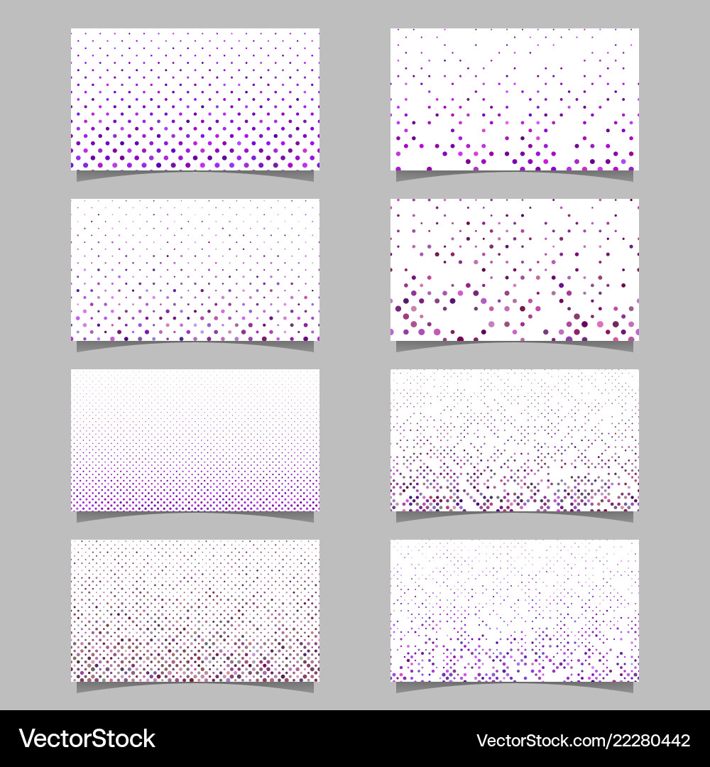 Abstract circle pattern card background template vector image
