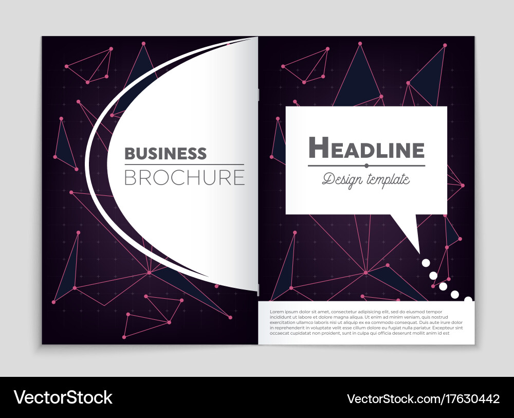 Abstract layout background set for art vector image