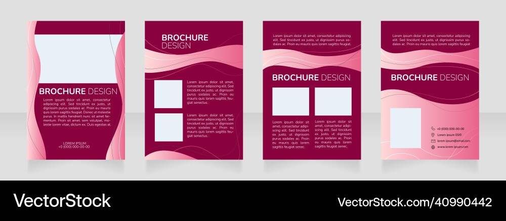 Breast cancer awareness blank brochure design Vector Image breast-cancer-awareness-blank-brochure-design-vector-image