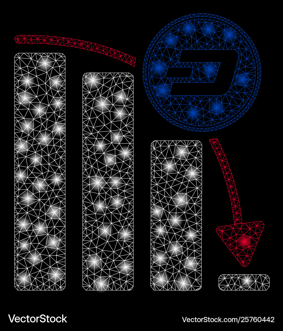 Bright mesh network dashcoin epic fail chart Bright mesh network dashcoin epic fail chart vector image