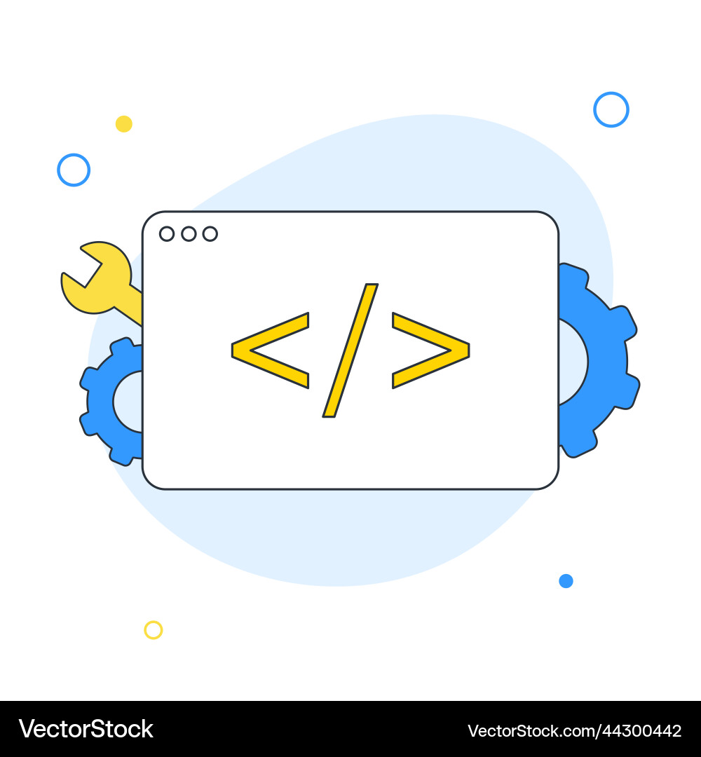Development icon web concept Development icon web concept vector image