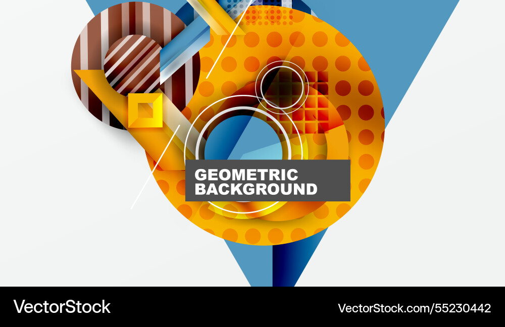 Dynamic complex geometric abstract background Dynamic complex geometric abstract background Vector Image