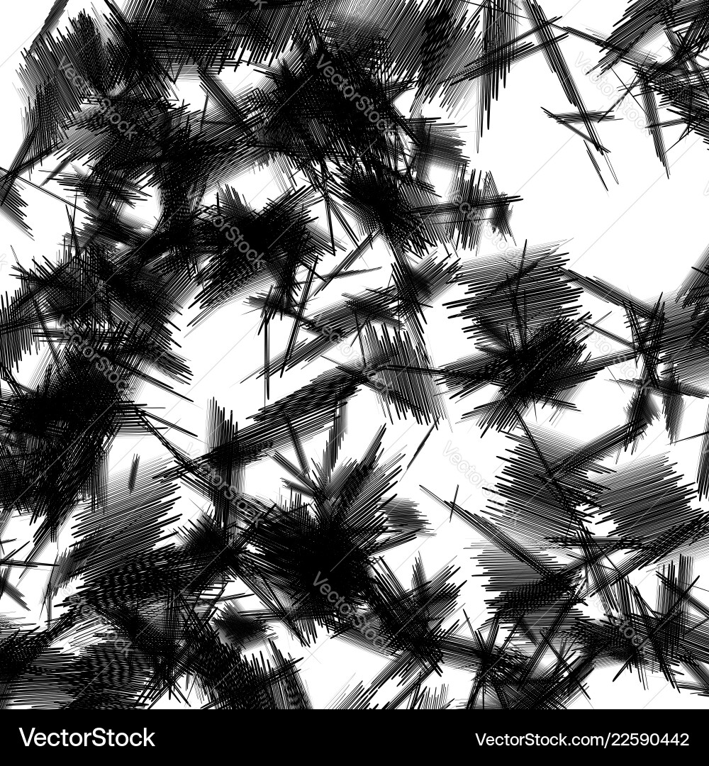 Geometric pattern of chaotic random shapes rough Vector Image