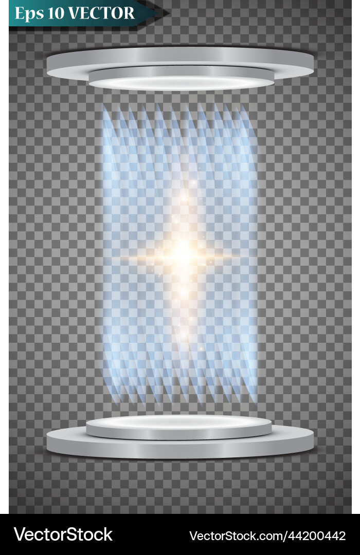 Magic fantasy portal futuristic teleport light Magic fantasy portal futuristic teleport light vector image