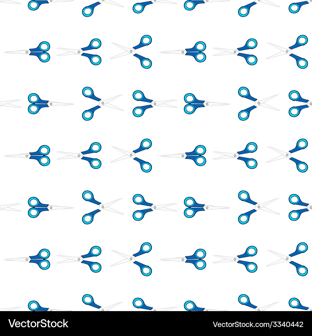 Scissors pattern Vector Image