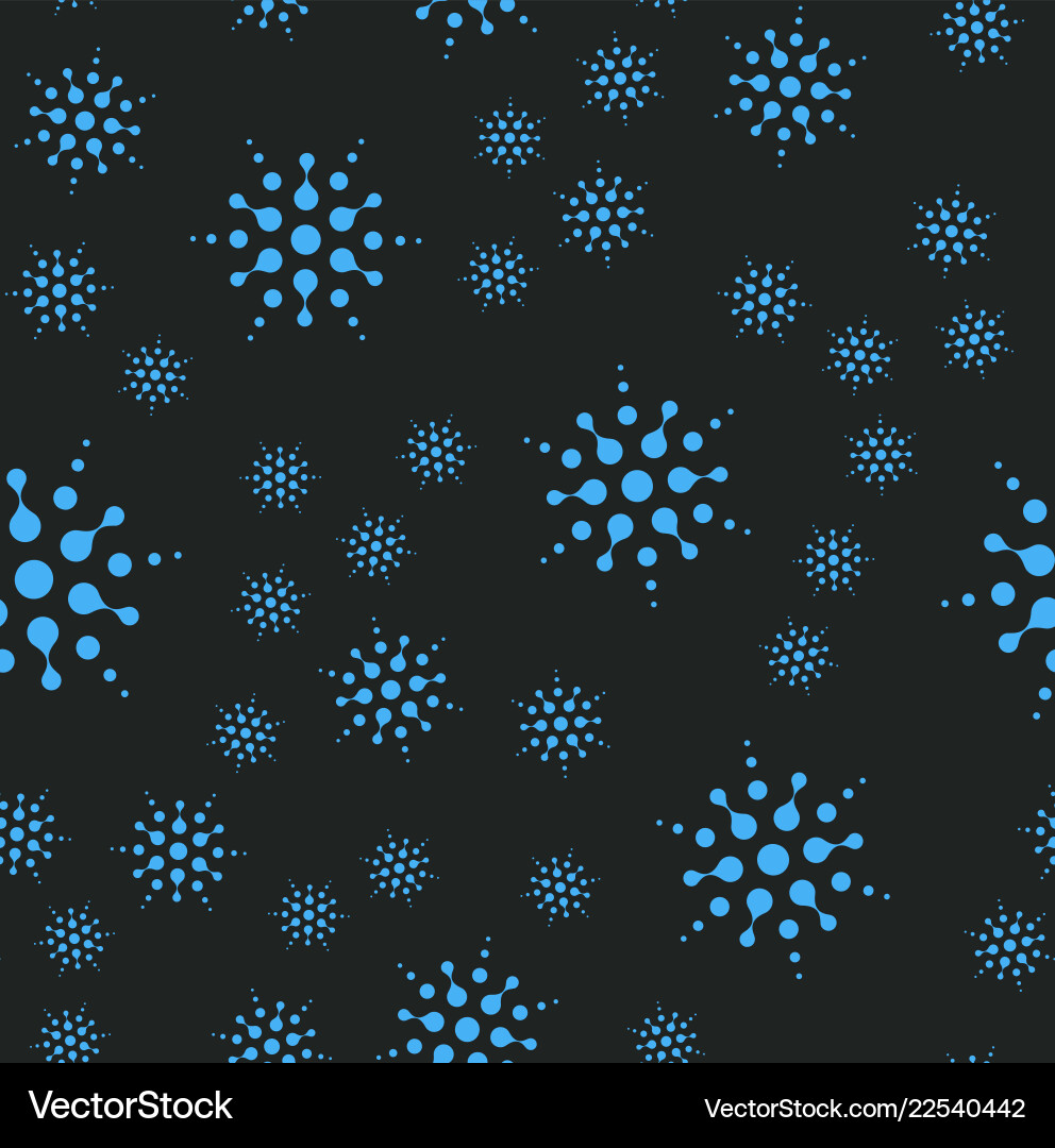 Snowflake Winter Pattern Vector Image
