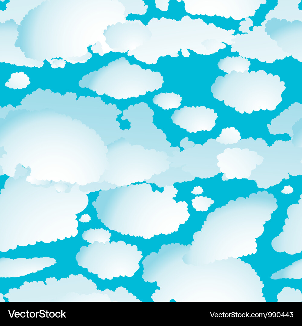 Cloudy Sky Background vector image