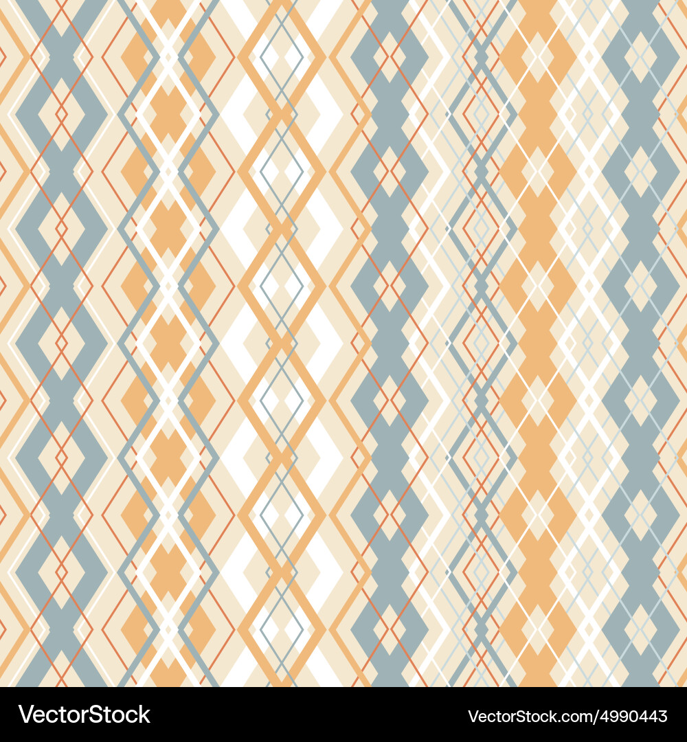 Cross zigzag seamless pattern Vector Image