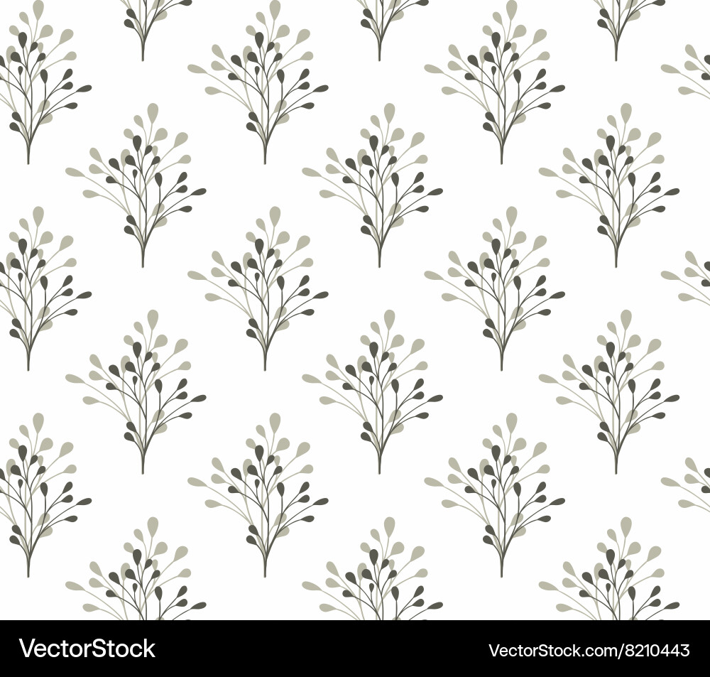 Seamless pattern with grass Vector Image