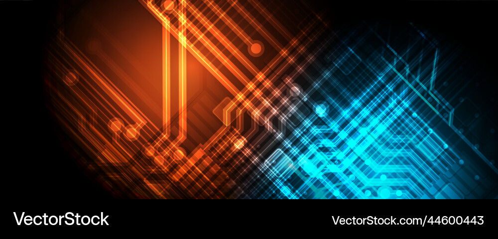 Technology data background idea of global Technology data background idea of global vector image