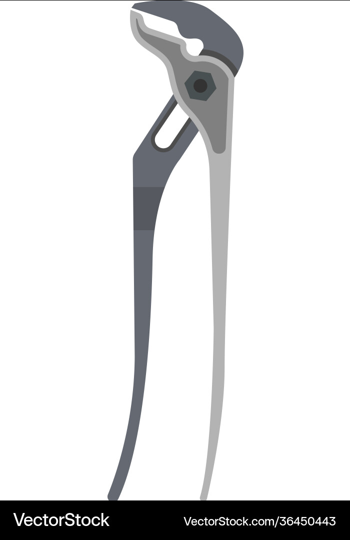 Water pump pliers icon isolated on white Vector Image