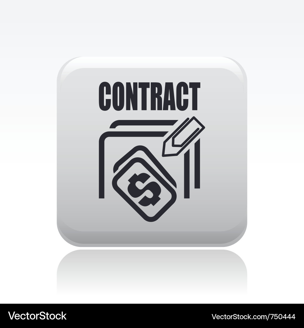 Contract icon Vector Image