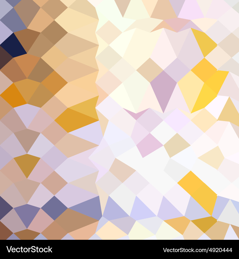 Hansa yellow abstract low polygon background vector image