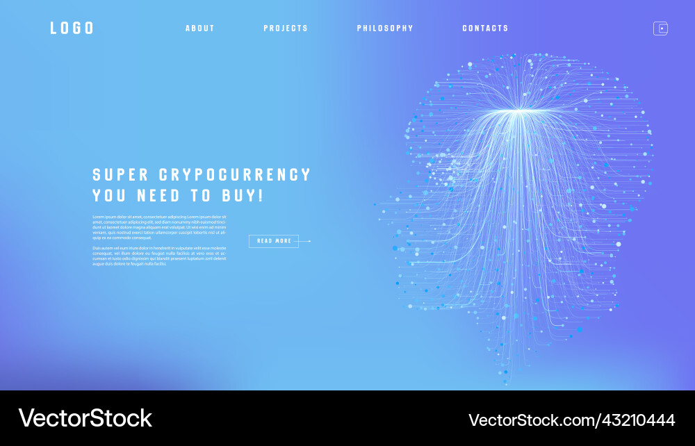 Landing page abstract design with ai androind Landing page abstract design with ai androind vector image