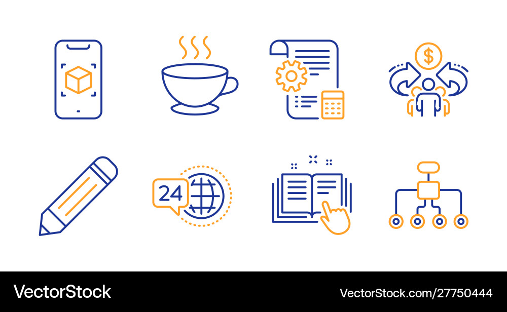 Technical documentation 24h service and sharing Technical documentation 24h service and sharing vector image
