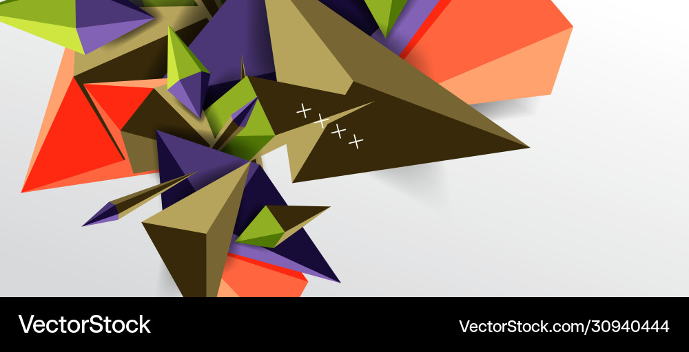 Trendy simple triangle abstract background Trendy simple triangle abstract background vector image