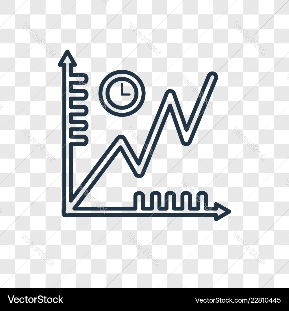 Linear icon isolated on transparent background Linear icon isolated on transparent background vector image