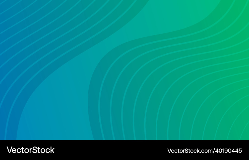 Modern colorful gradient background with wave Vector Image