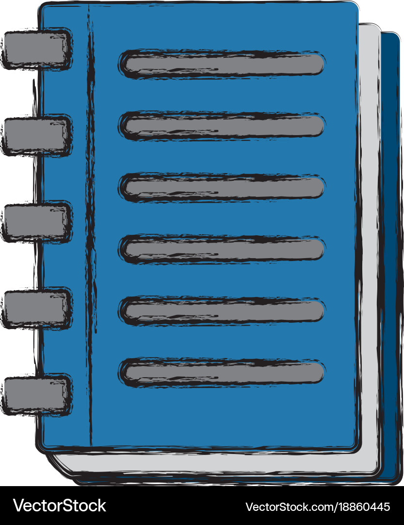 Note book open Vector Image