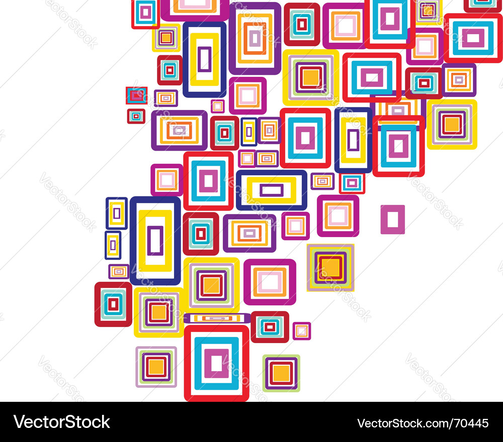 Rectangle background Vector Image