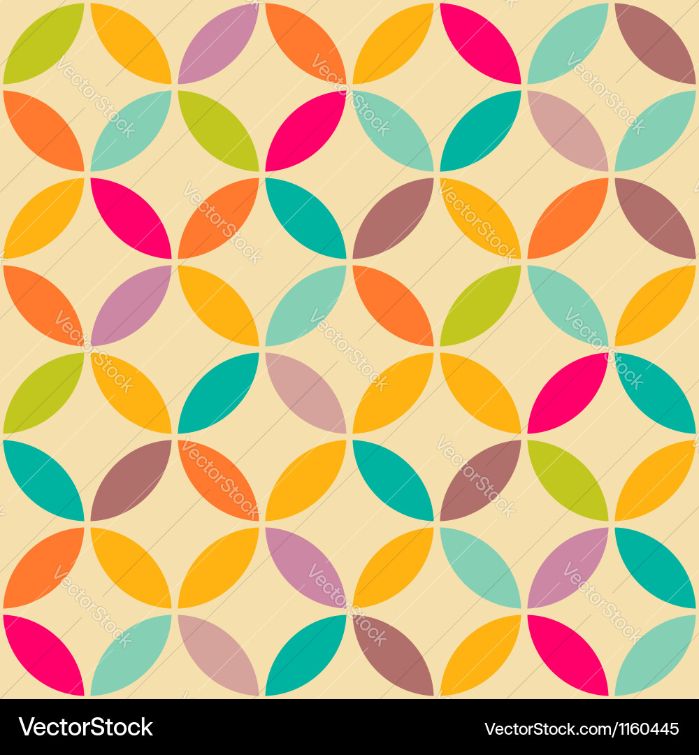 Retro Geometric Pattern vector image