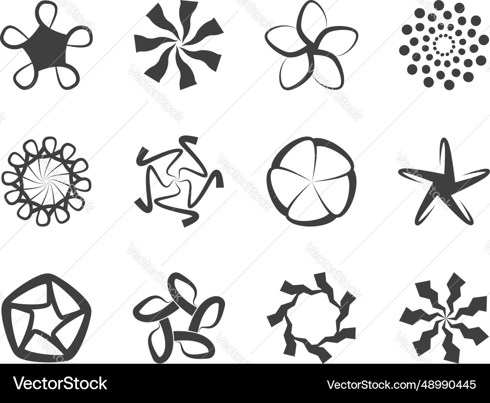 Spiral and swirl motion twisting circles design Spiral and swirl motion twisting circles design vector image