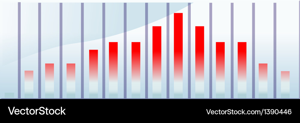 A view of graph vector image