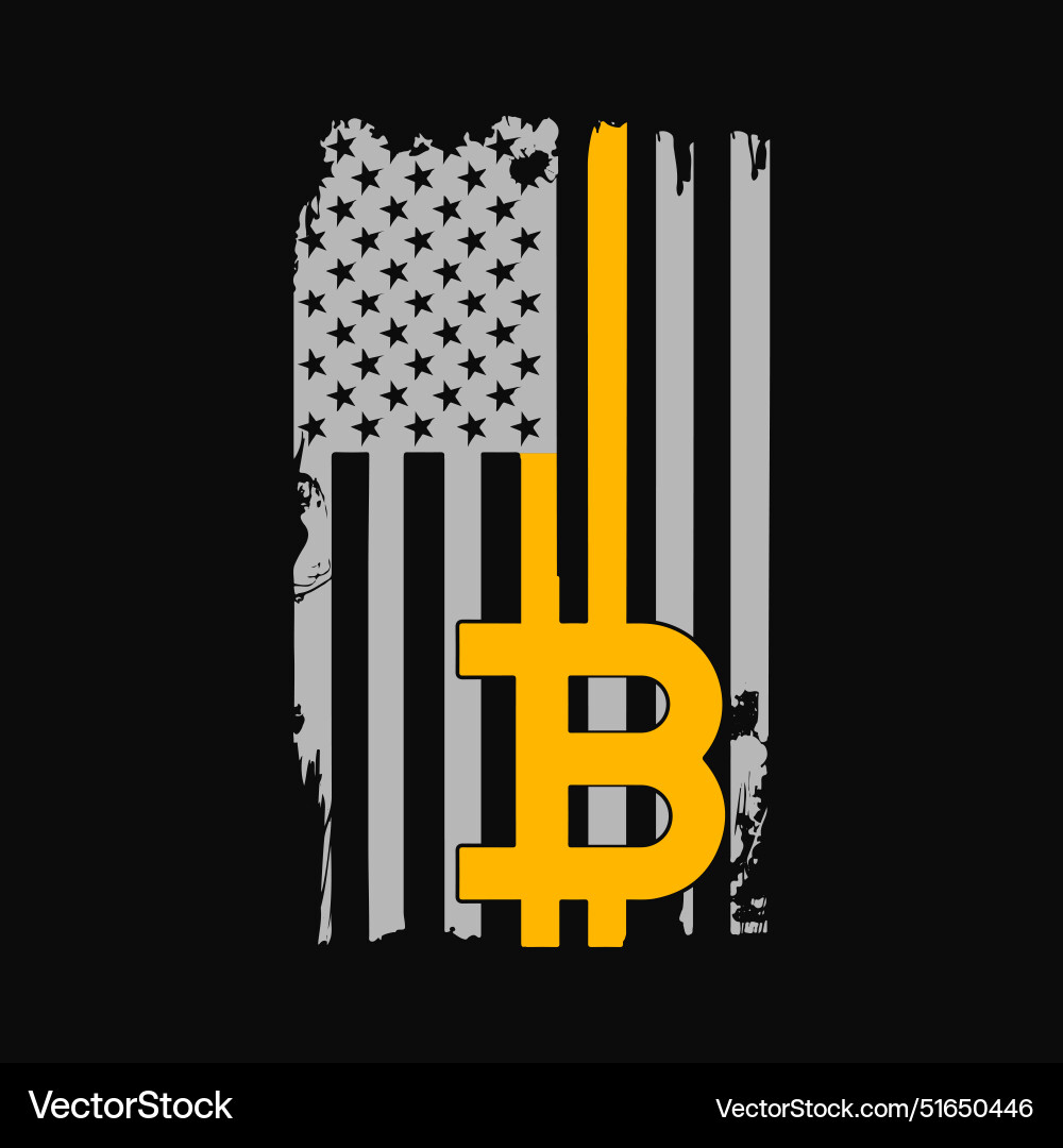 Bitcoin Usa Flag Distressed Digital Currency Lover T-Shirt Bitcoin Usa Flag Distressed Digital Currency Lover T-Shirt