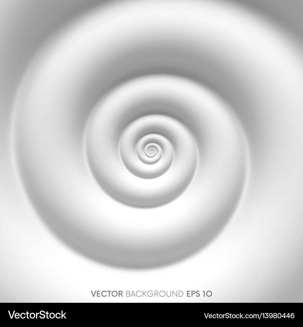 Fibonacci spiral white abstract background Vector Image