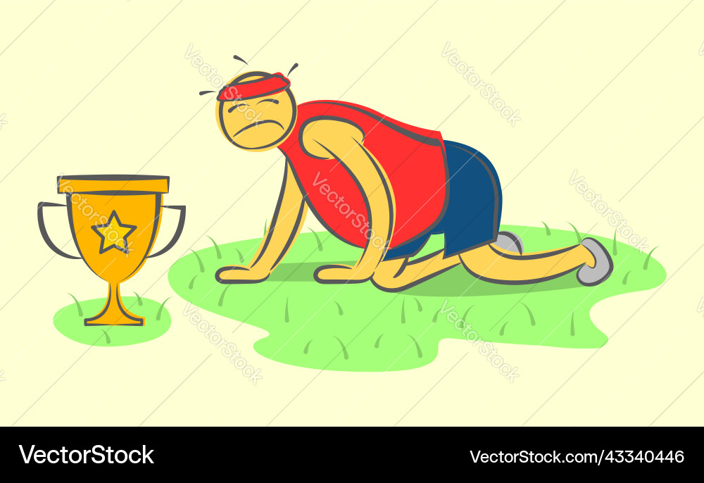 Funny doodle concept of before amp after body Funny doodle concept of before amp after body vector image