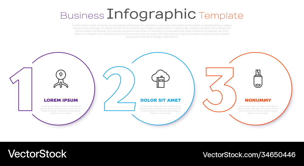 Set line web camera cloud or online library Vector Image
