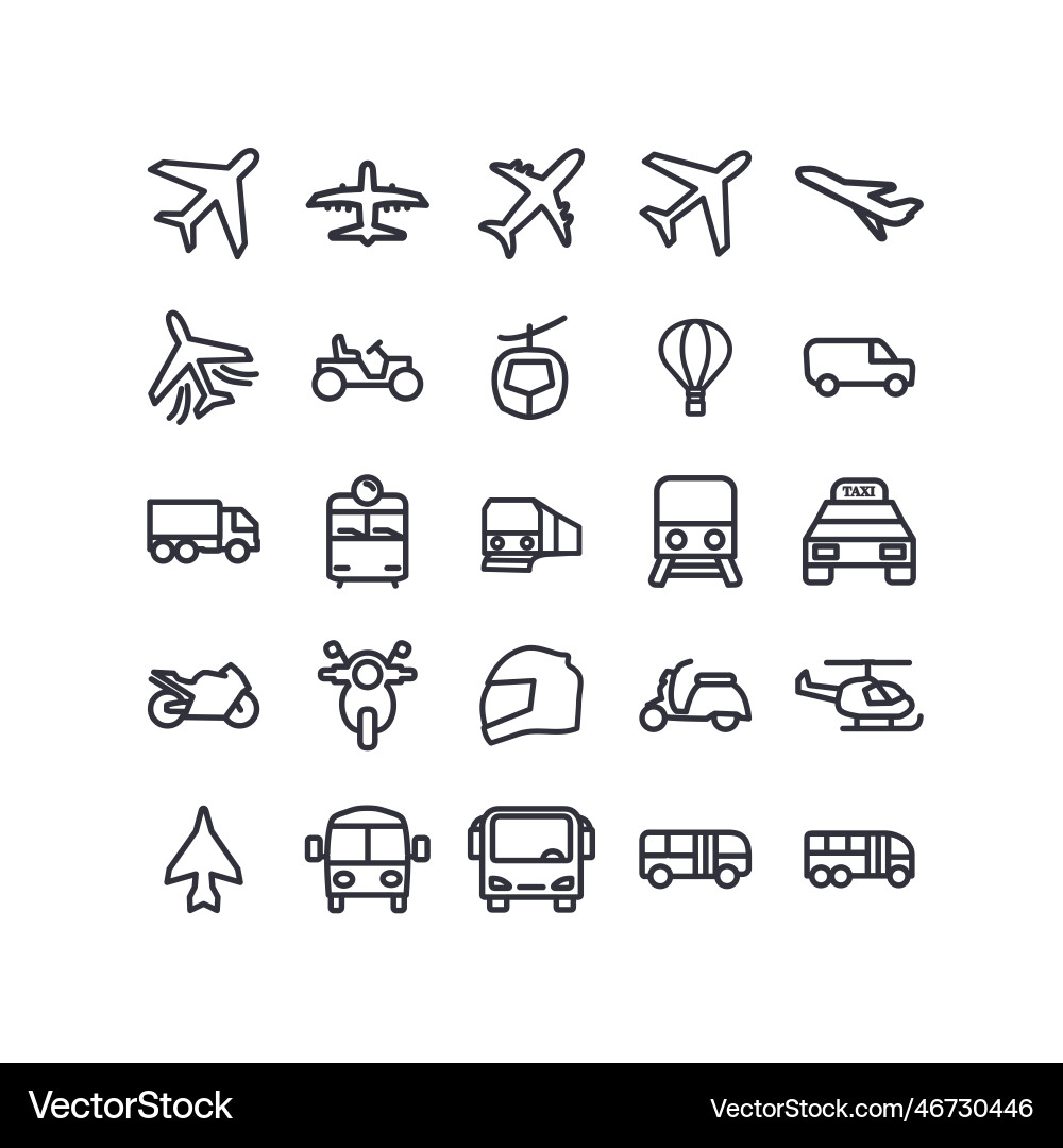 Transportlinie Icon mit Taxizug Motorrad Transportlinie Icon mit Taxizug Motorrad vektorbild
