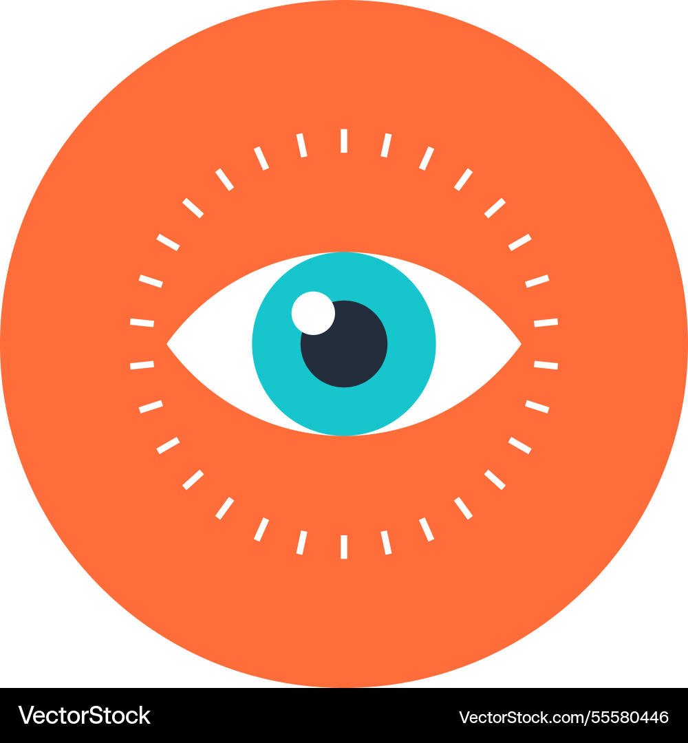 Visual effects flat web icon Visual effects flat web icon vector image