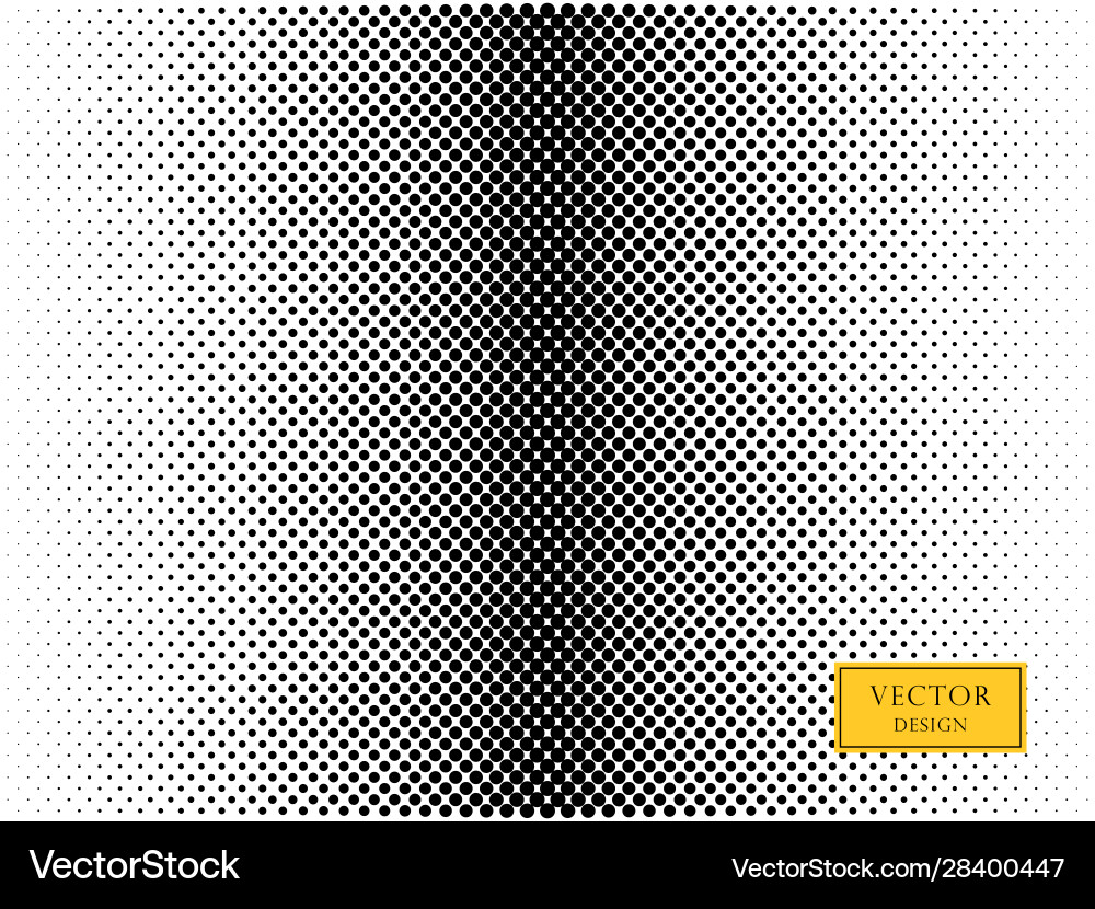 Abstract retro halftone dots overlay element vector image
