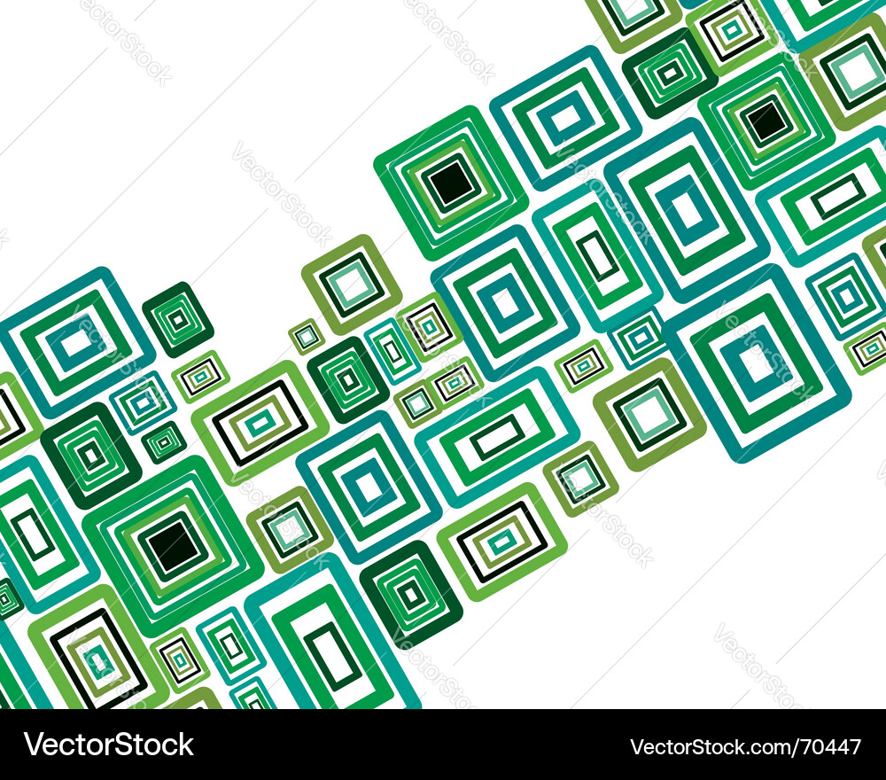 Geometric Square Background vector image