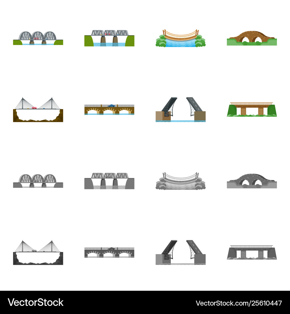 Isolated object connection and design sign Vector Image