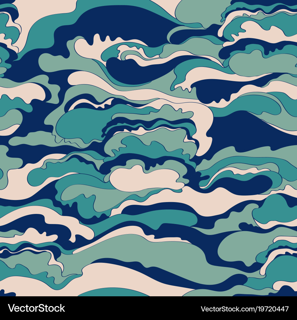 Pattern with the image of cream texture vector image