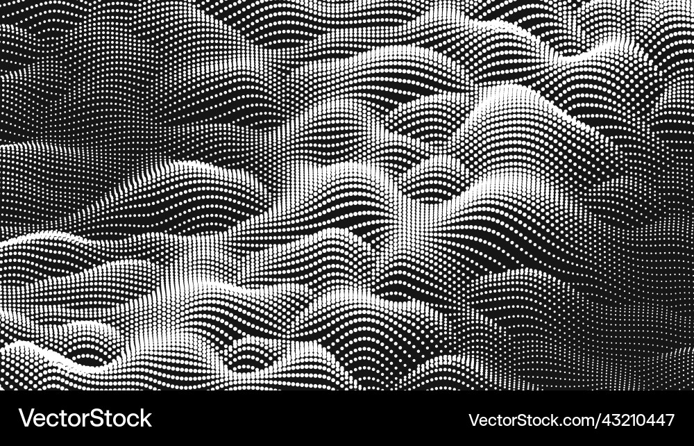 Point wave noise texture abstract dot background Point wave noise texture abstract dot background vector image
