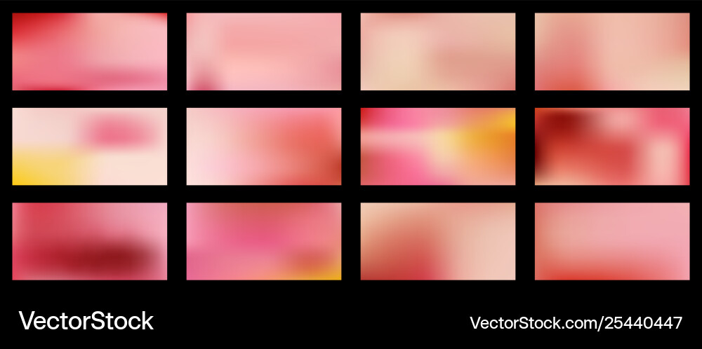Set smooth abstract colorful mesh backgrounds Set smooth abstract colorful mesh backgrounds vector image